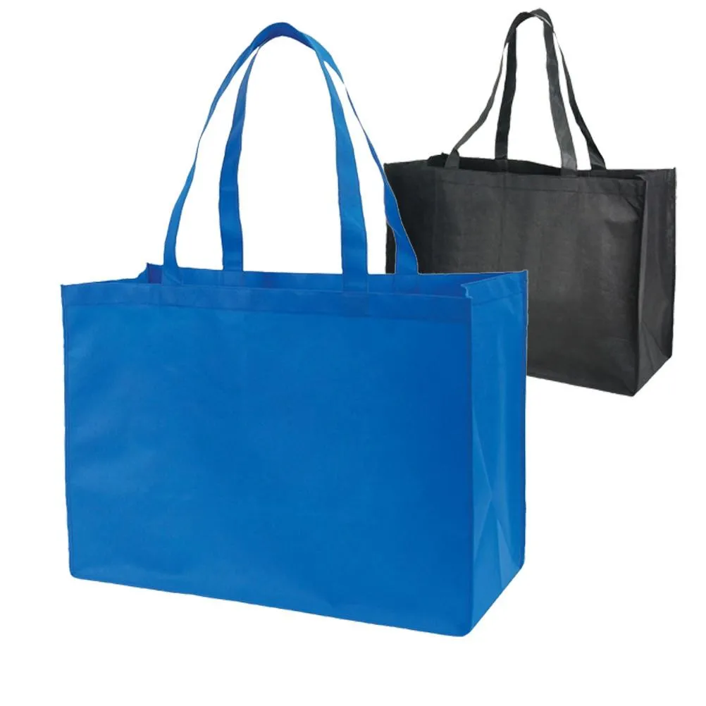 200 ct Jumbo Non-Woven Polypropylene Grocery Tote Bags - GN48 - By Case