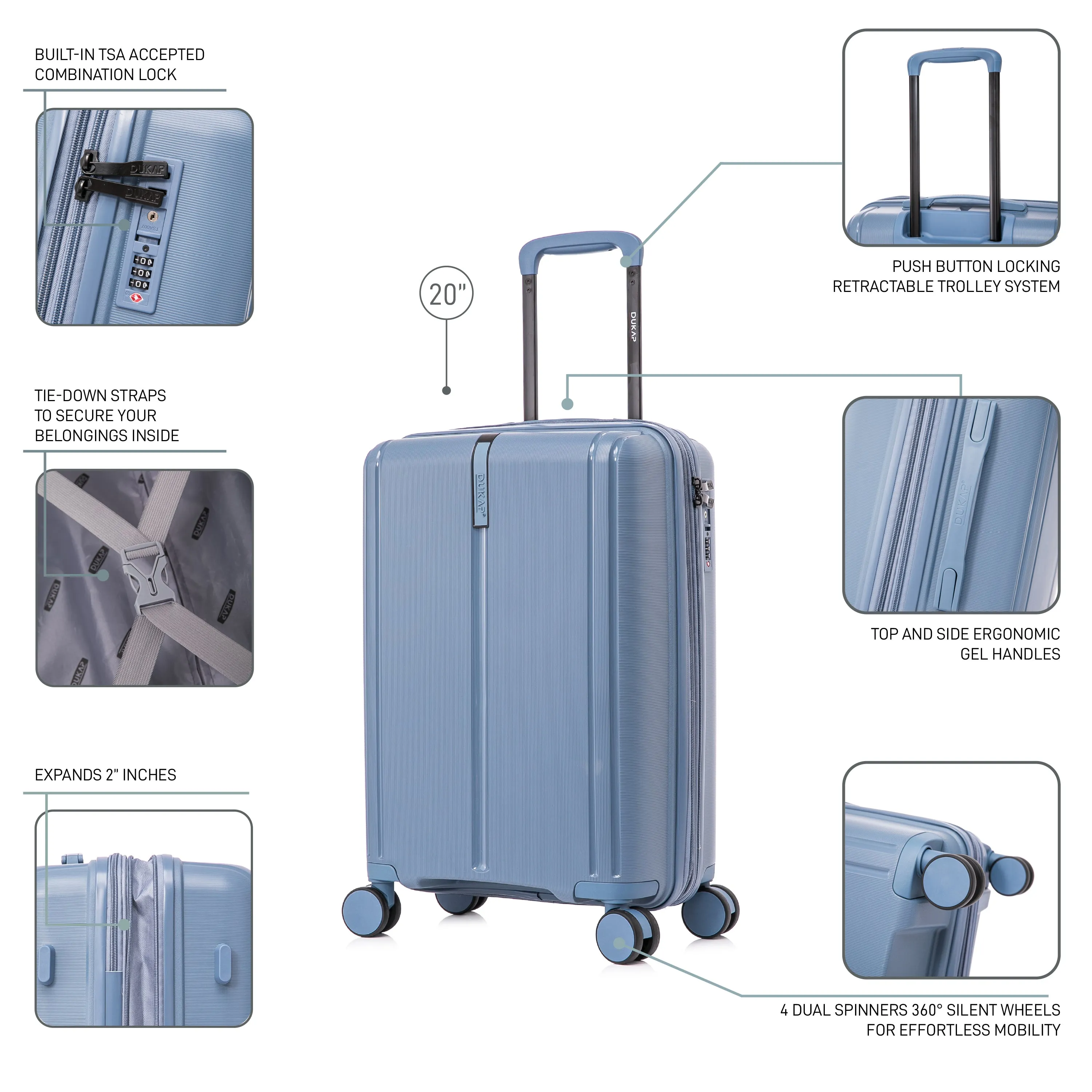 AIRLEY Carry On 20"