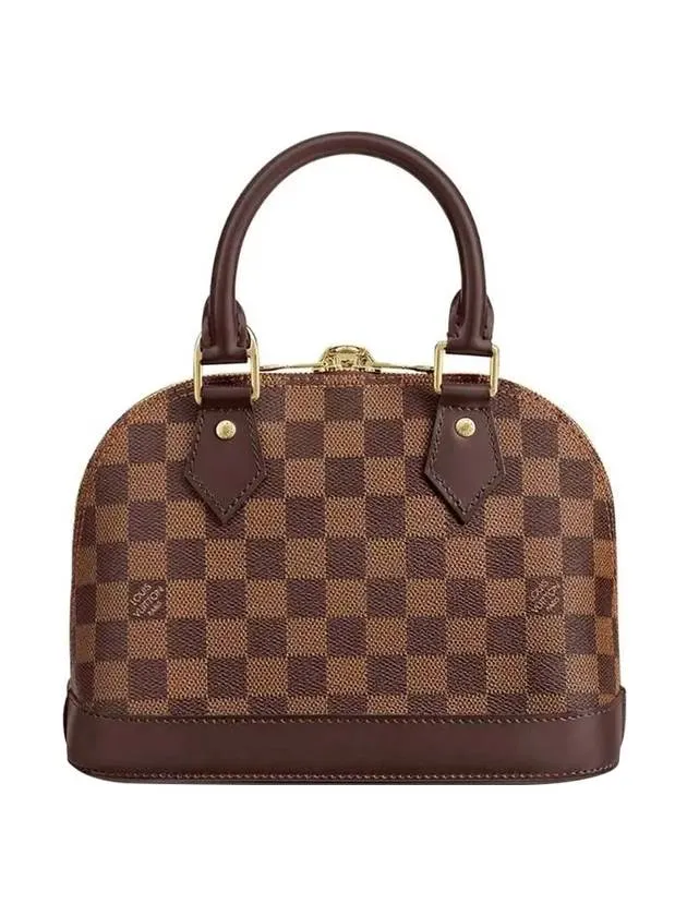 Alma BB Damier Tote Bag Brown