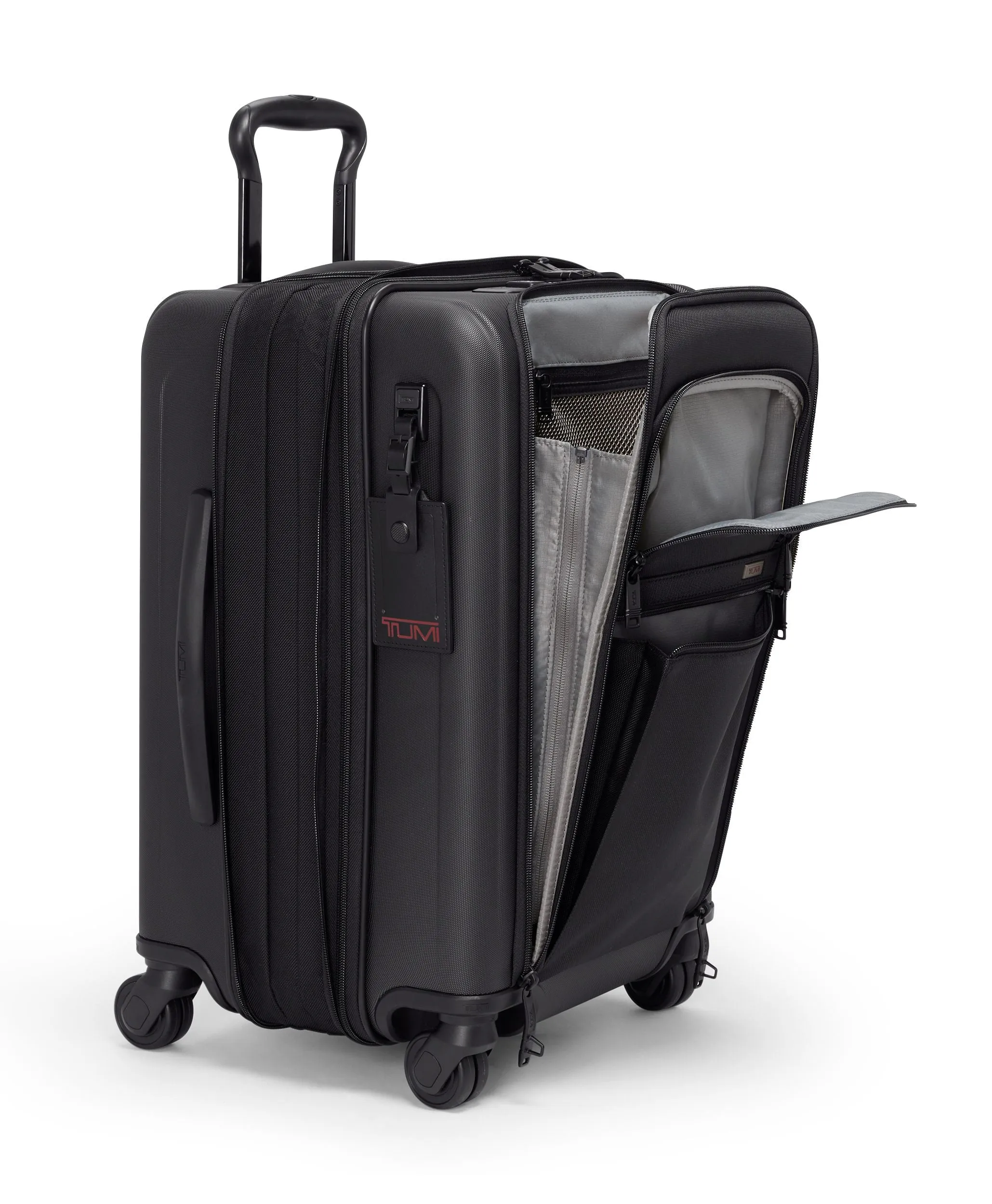 ALPHA HYBRID 4 Wheeled International Expandable Carry-On Small - Black