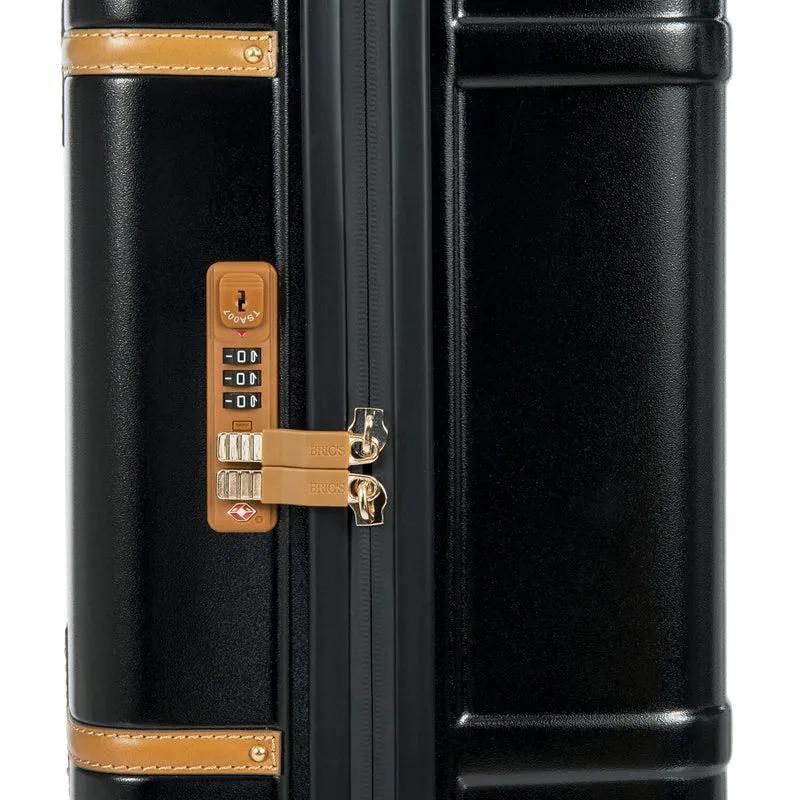 Bellagio Spinner Trunk 21" // Black-Cognac