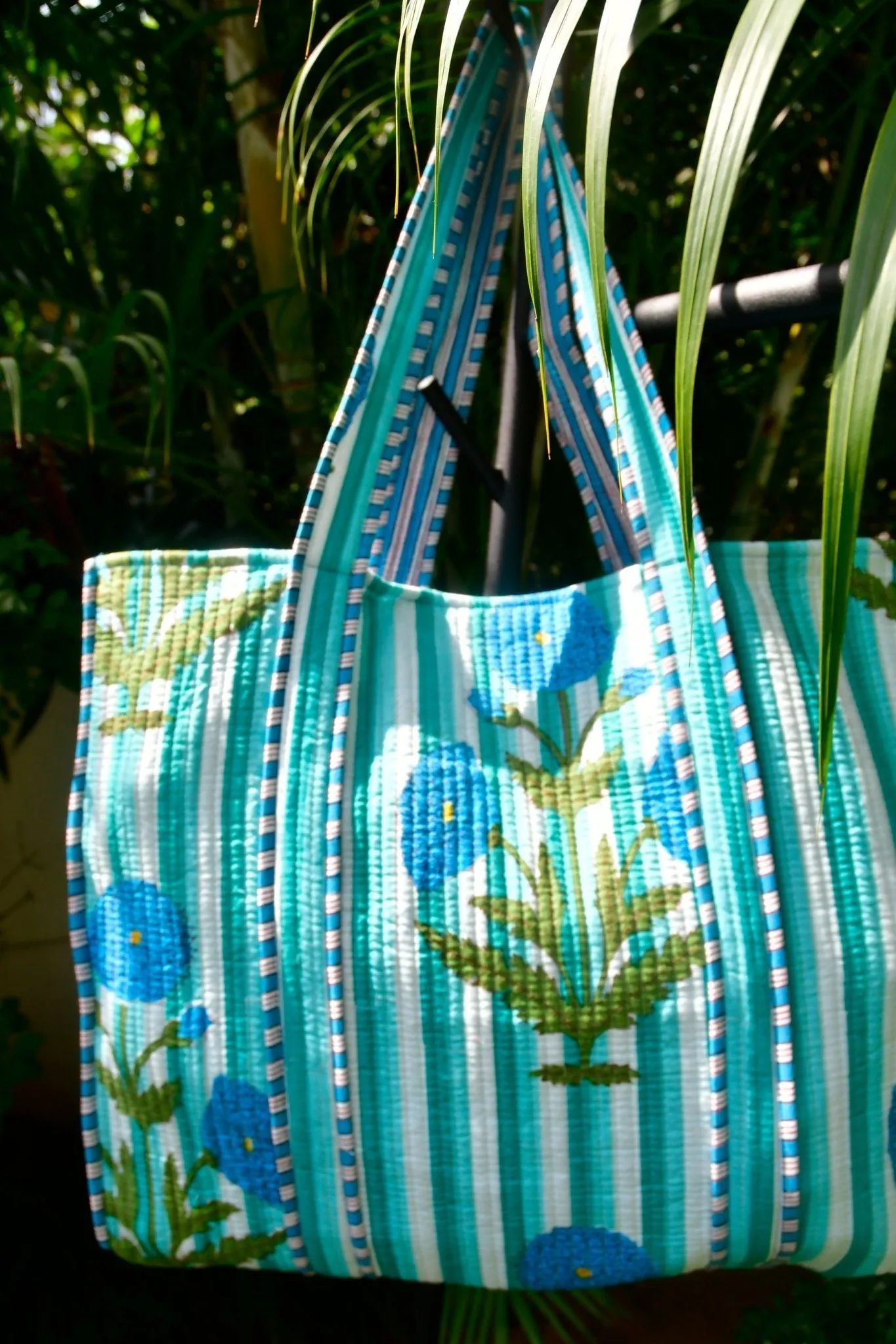 Blue Poppy Tote Bag