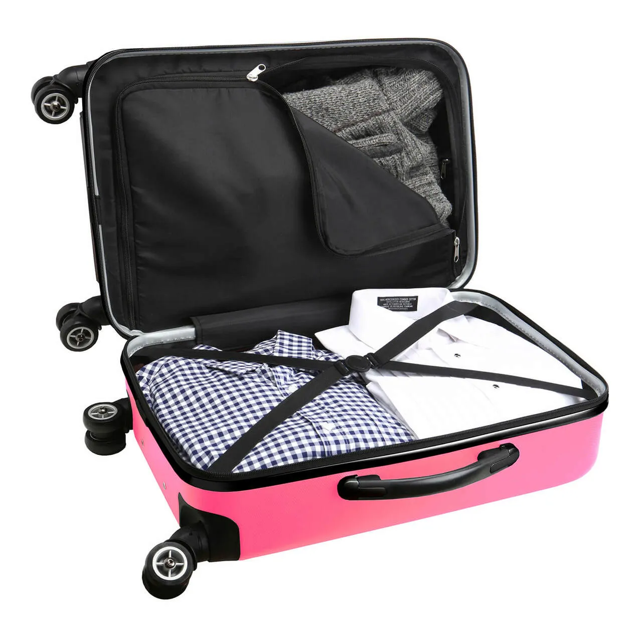 Detroit Lions 20" Pink Domestic Carry-on Spinner