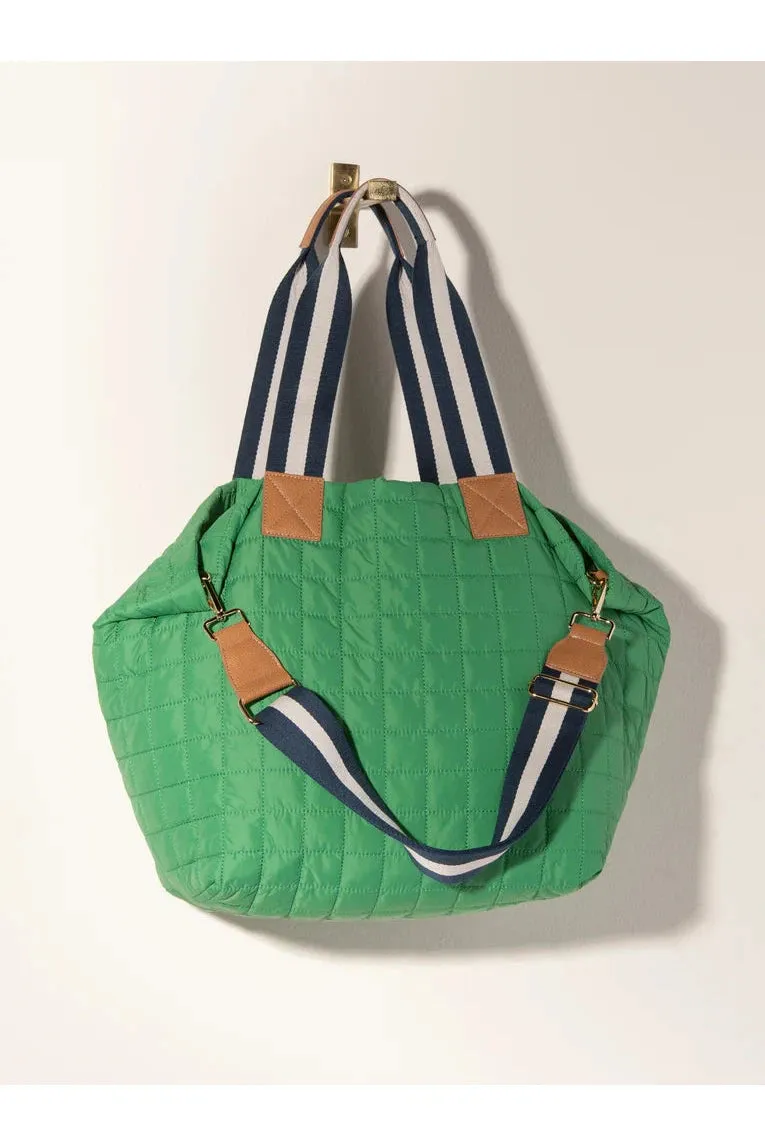 Ezra Quilted Travel Tote