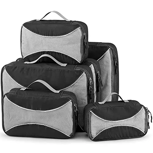 G4Free Packing Cubes 6pcs Travel Accessories Organizers Travel Packing Bags