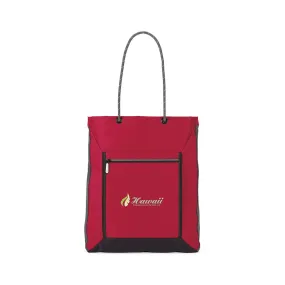 Gemline Red Conway Cinchpack Tote