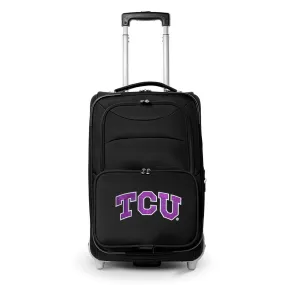 Horned Frogs Carry On Luggage | Texas Christian University Horned Frogs Rolling Carry On Luggage