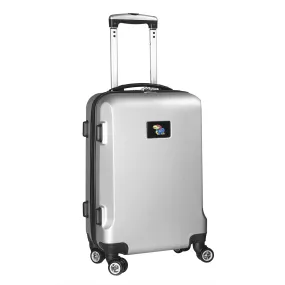 Kansas Jayhawks 20" Silver Domestic Carry-on Spinner