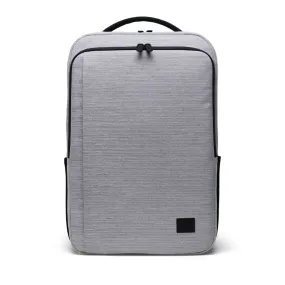 Kaslo Backpack Tech - Light Grey Crosshatch