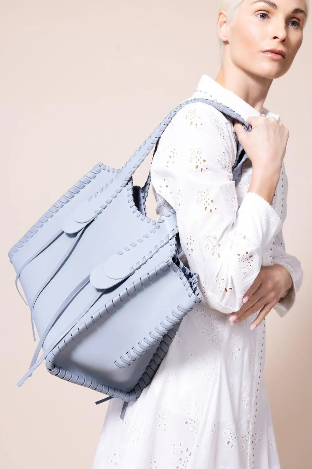 Medium Mony Tote Bag - Storm Blue