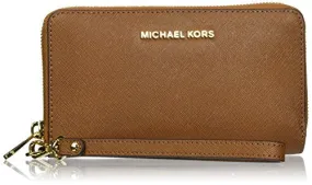 Michael Kors Jet Set Travel Large Flat Multifunction Phone Case Luggage One Size