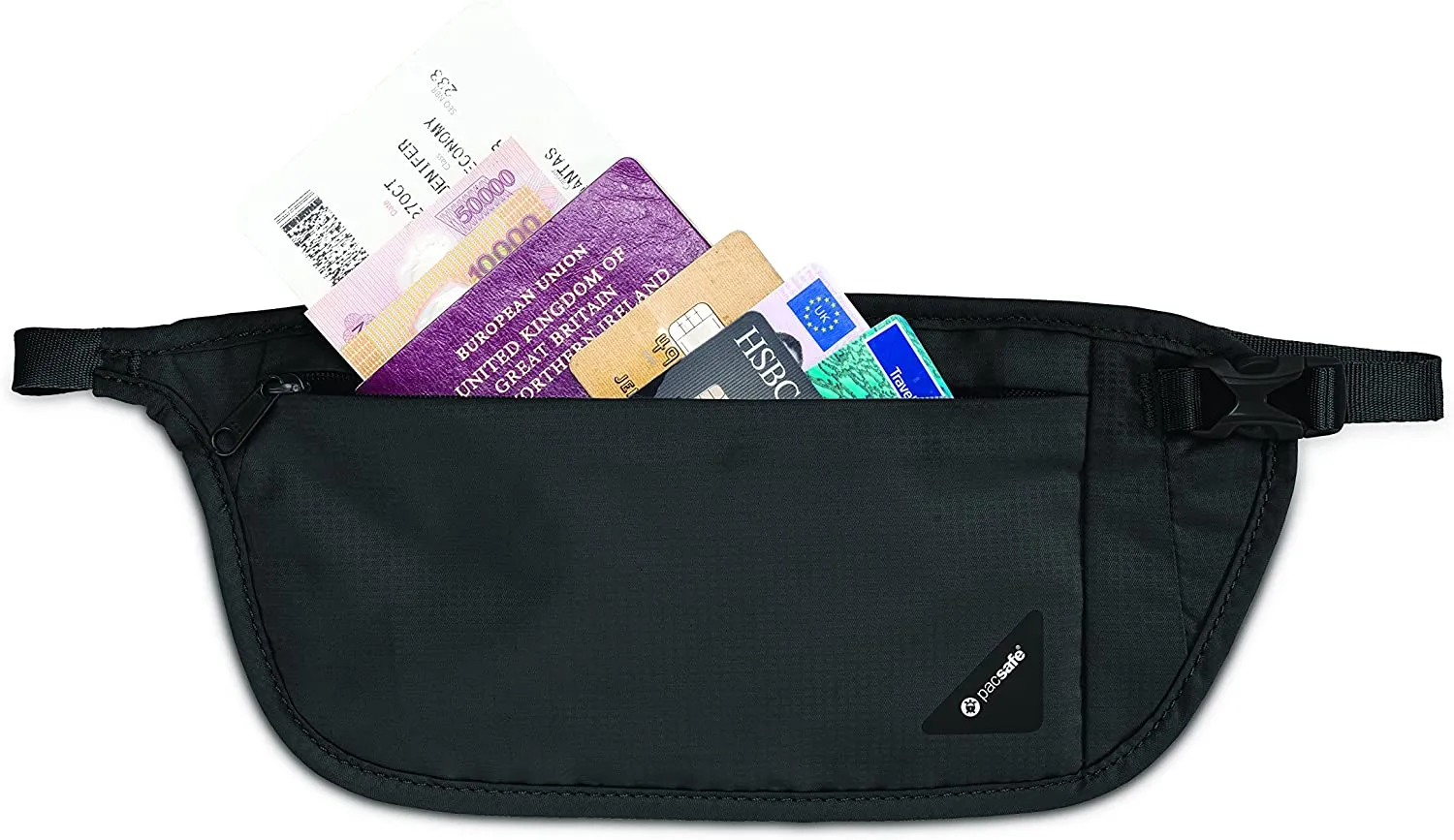 Pacsafe Coversafe V100 RFID Blocking Waist Wallet