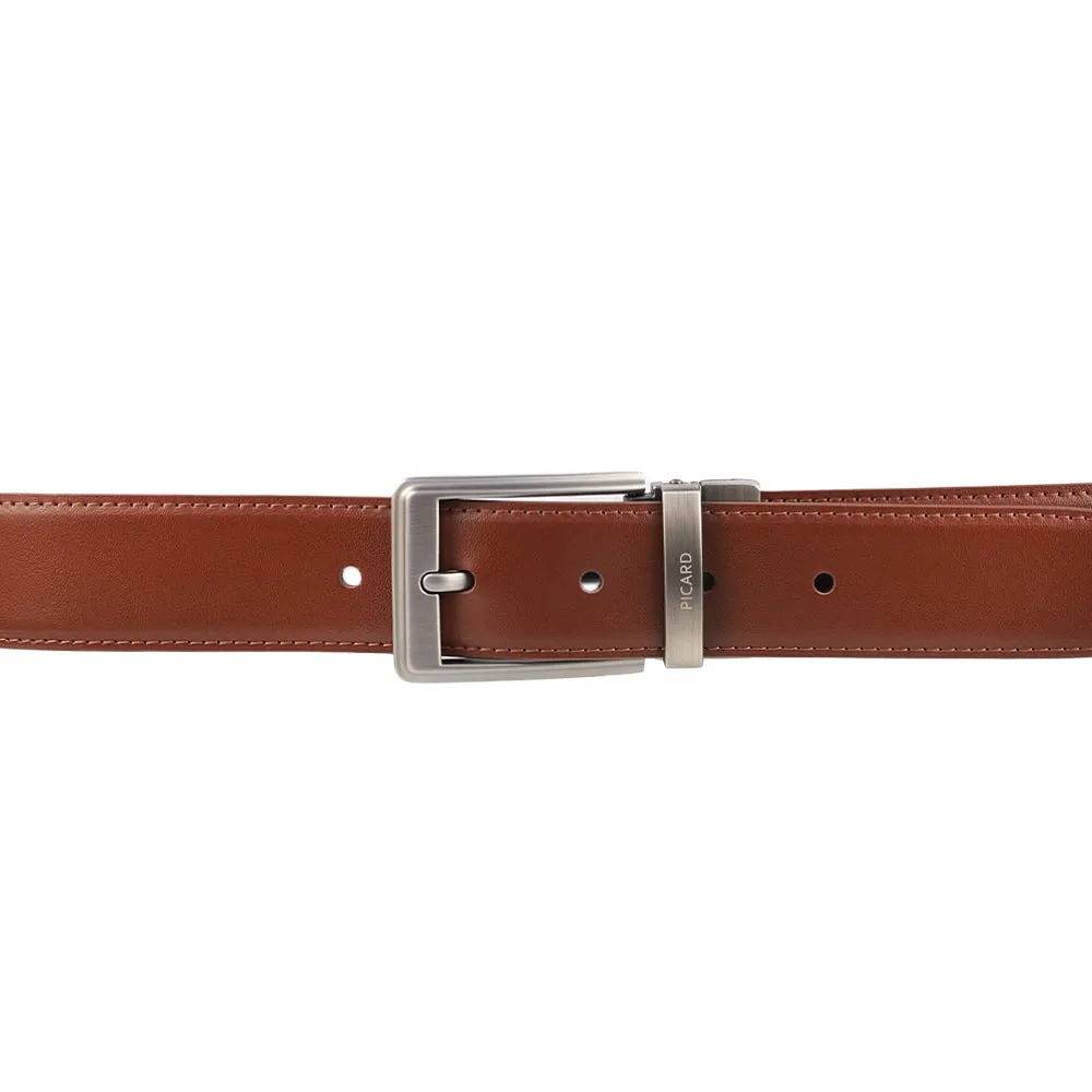 Picard Gregory Pin Reversible 35mm Men's  Leather Belt (Tan)