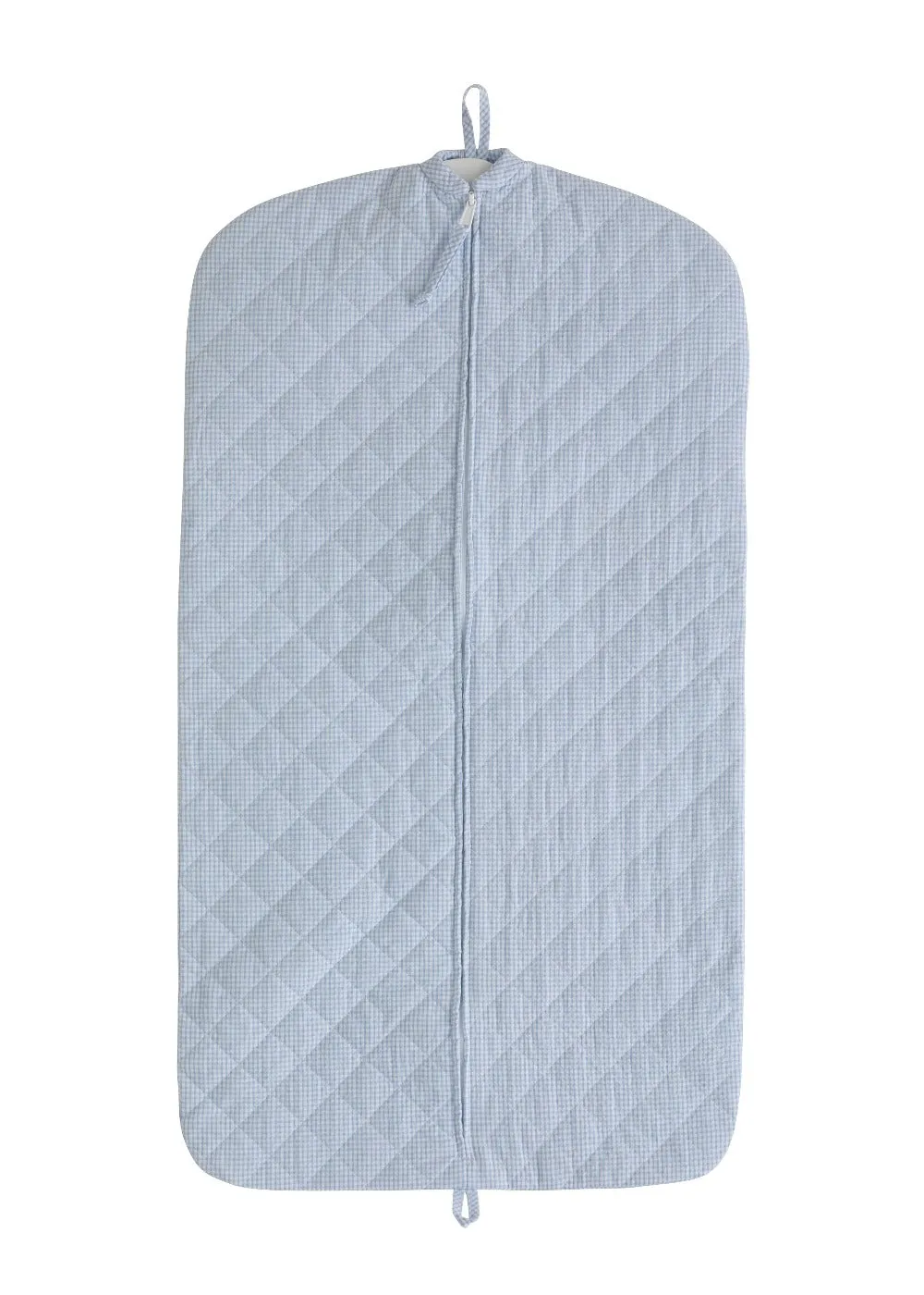 Quilted Luggage - Light Blue