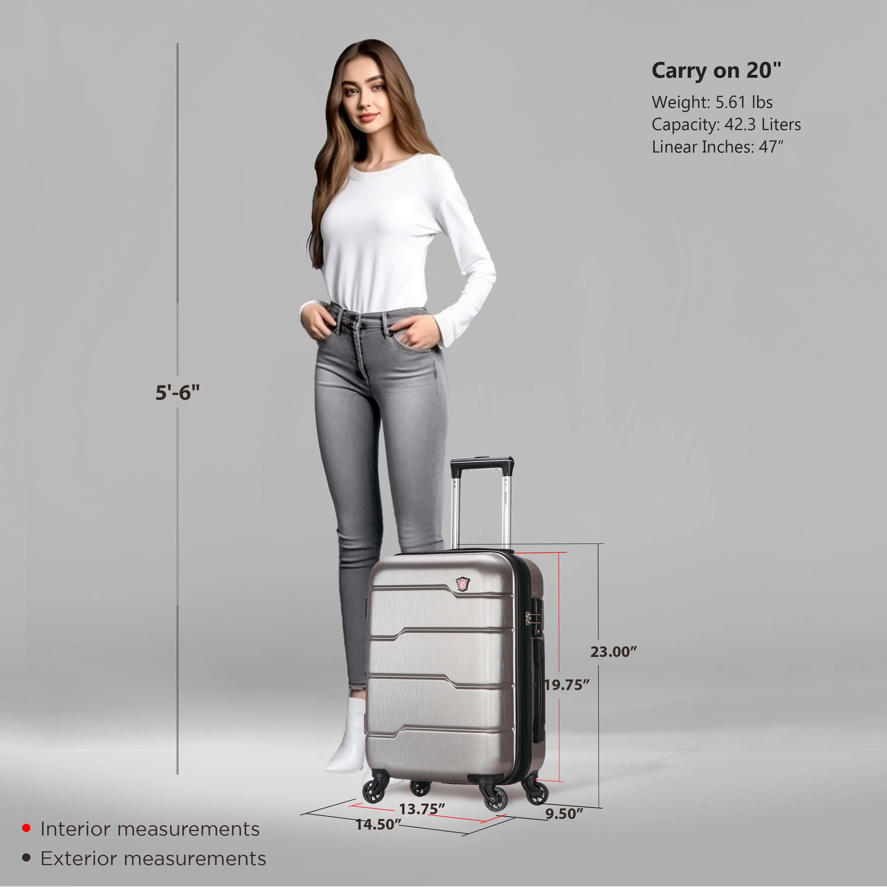 RODEZ Carry On 20"