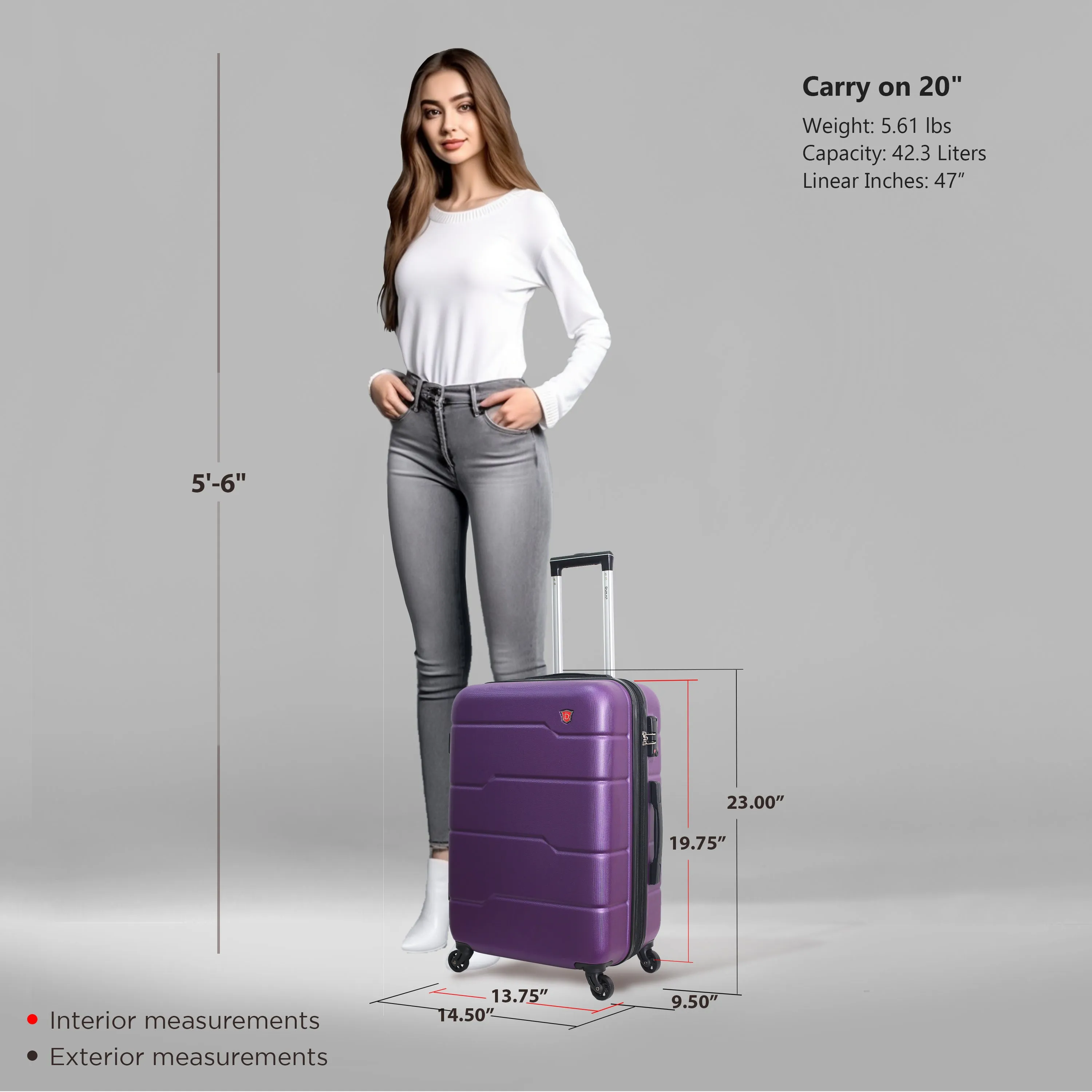 RODEZ Carry On 20"