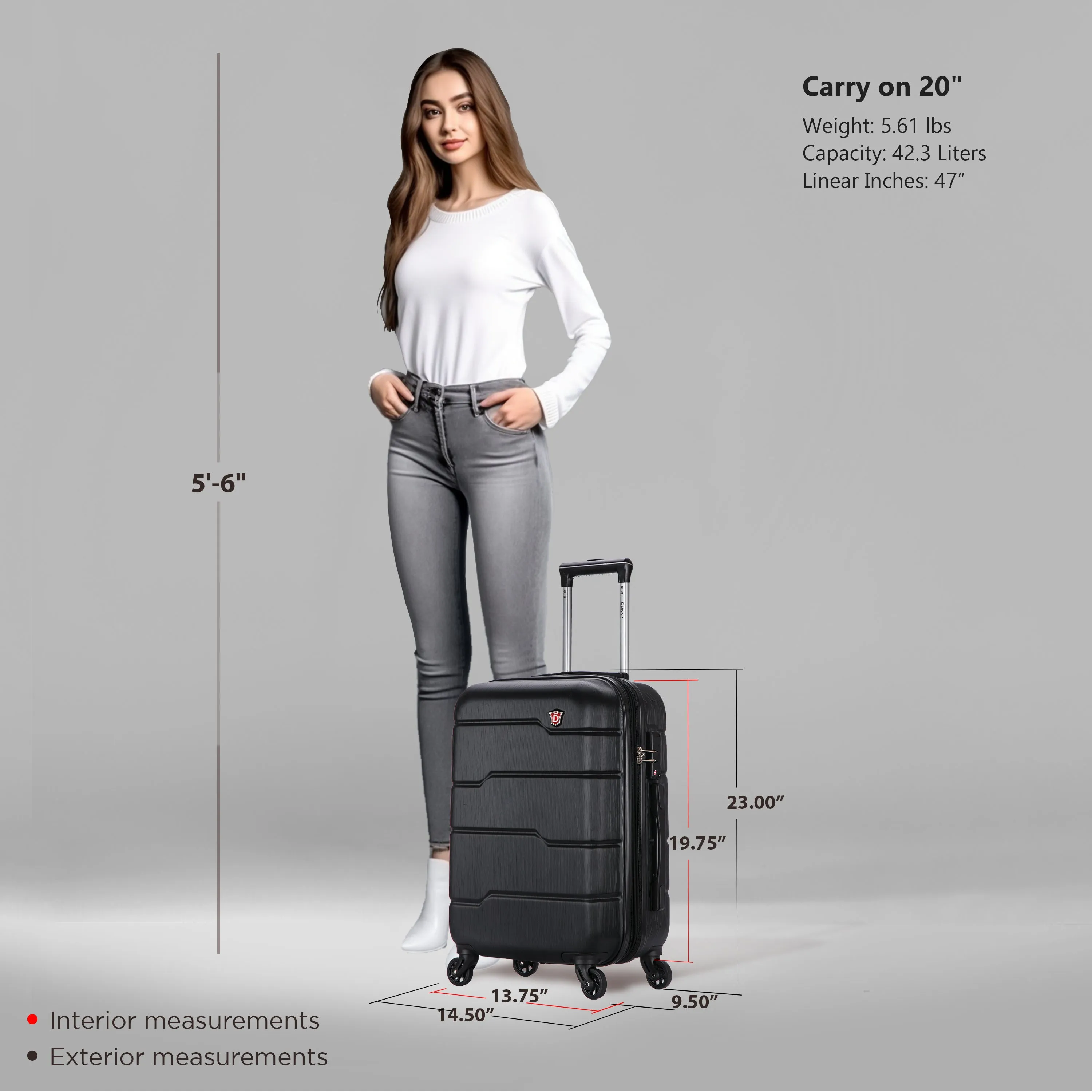 RODEZ Carry On 20"