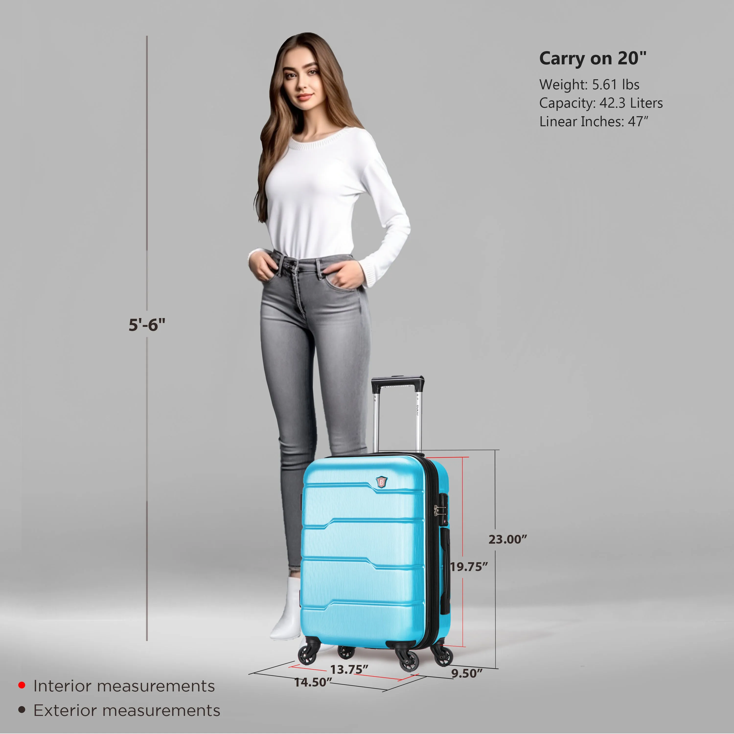 RODEZ Carry On 20"