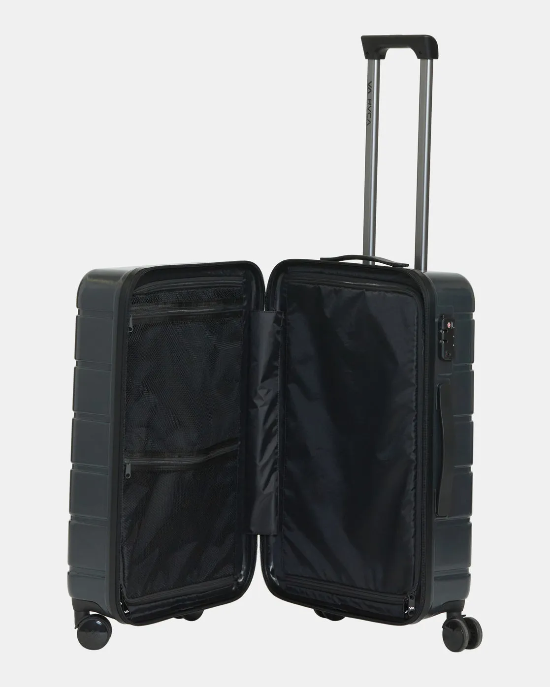 RVCA VA Medium Roller Hardcase Suitcase - Black