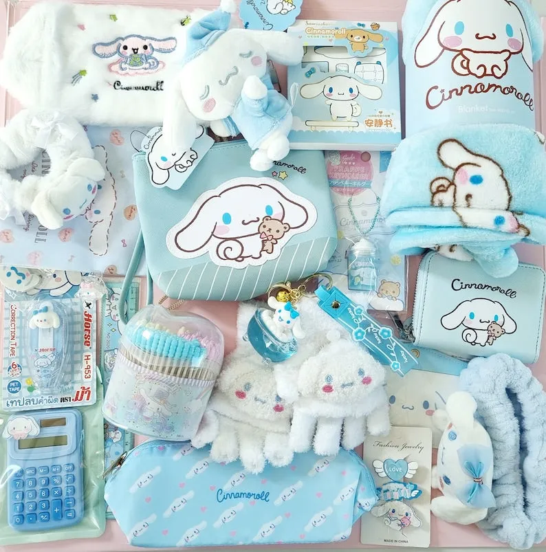 Sanrio Cinnamoroll Mystery Box, Kawaii stationery | Cute Kawaii |Surprise bag |Surprise box | Birthday gift