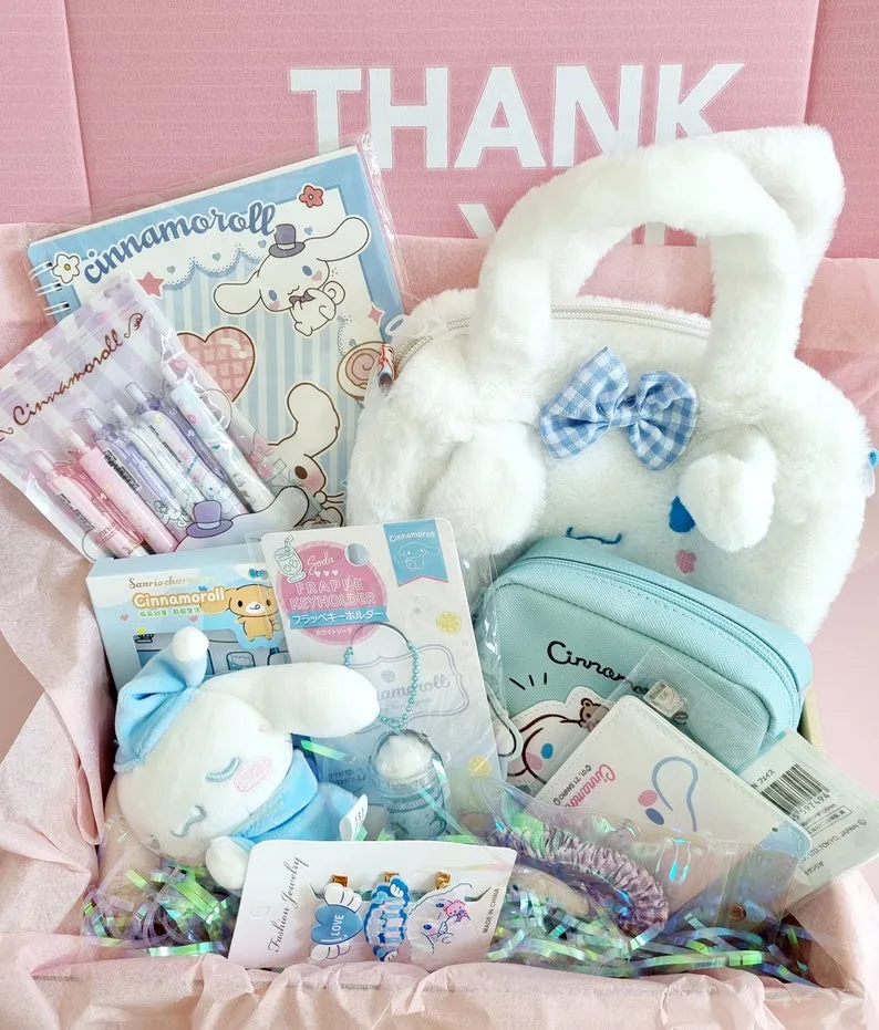 Sanrio Cinnamoroll Mystery Box, Kawaii stationery | Cute Kawaii |Surprise bag |Surprise box | Birthday gift