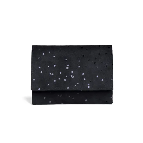 Small Minimal Wallet Confetti Black by Lee Coren