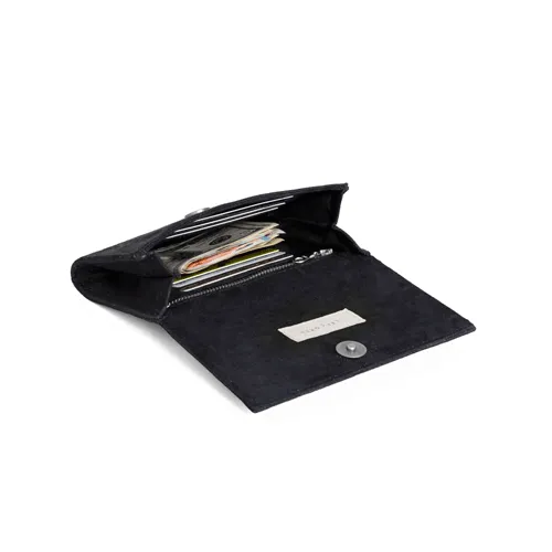 Small Minimal Wallet Confetti Black by Lee Coren