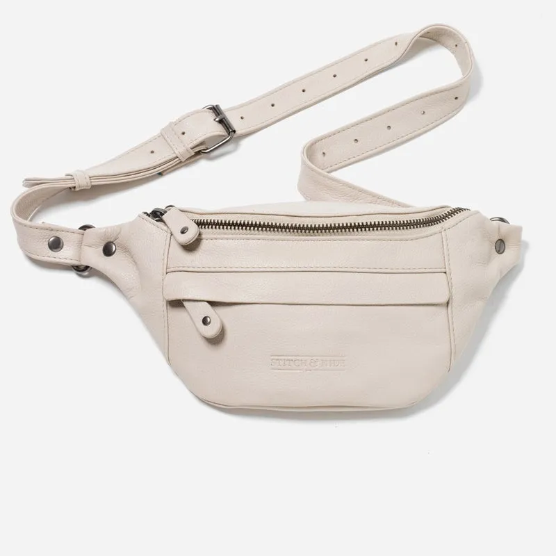 Stitch & Hide - Bailey Hip Bag - Ivory