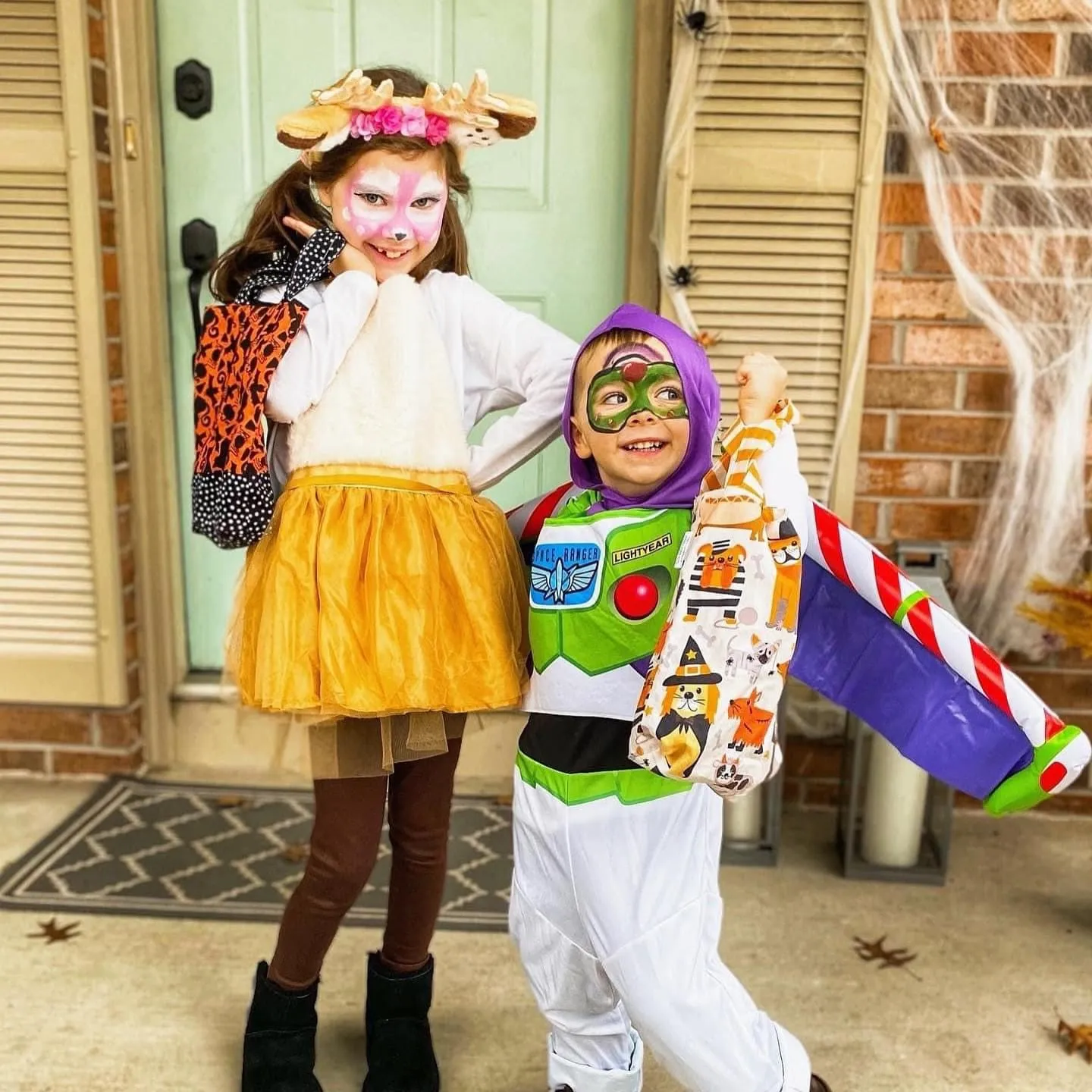 Toddler Sized Reversible Tote Halloween Icons