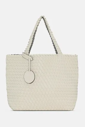 Tote Bag - Egg White Silver