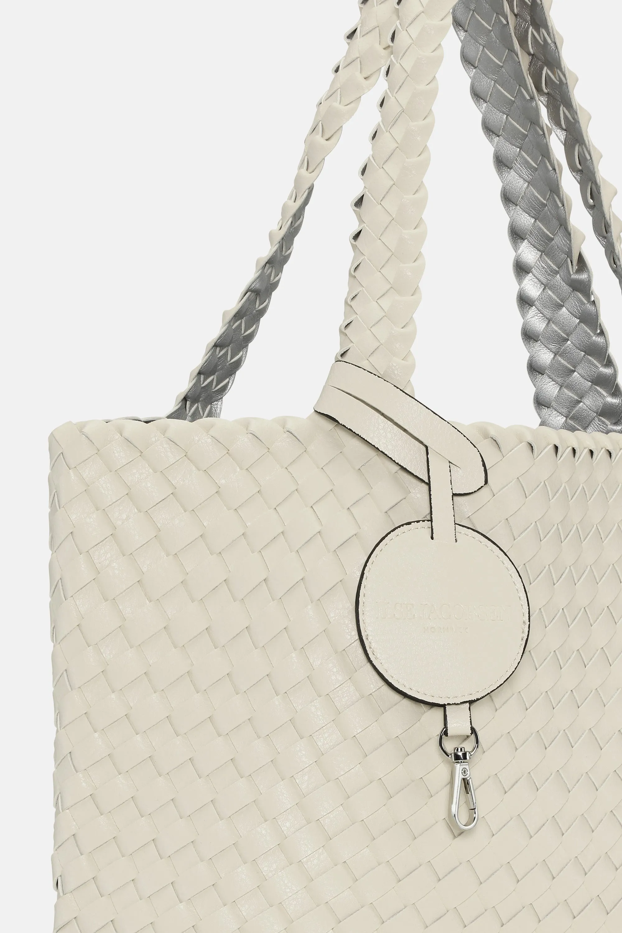 Tote Bag - Egg White Silver