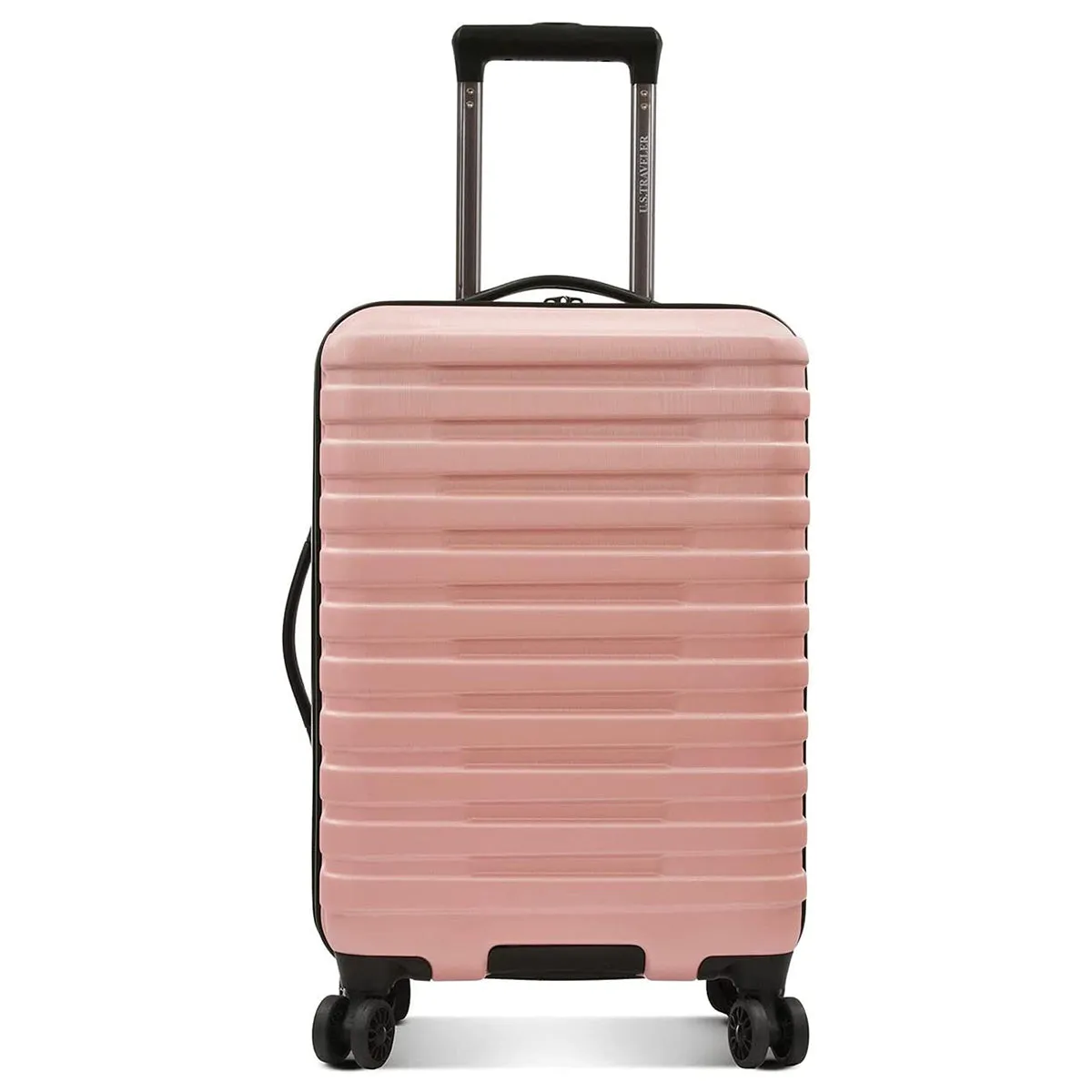 U.S. Traveler Boren Hardside Spinner Luggage With Aluminum Handle, Carry-on