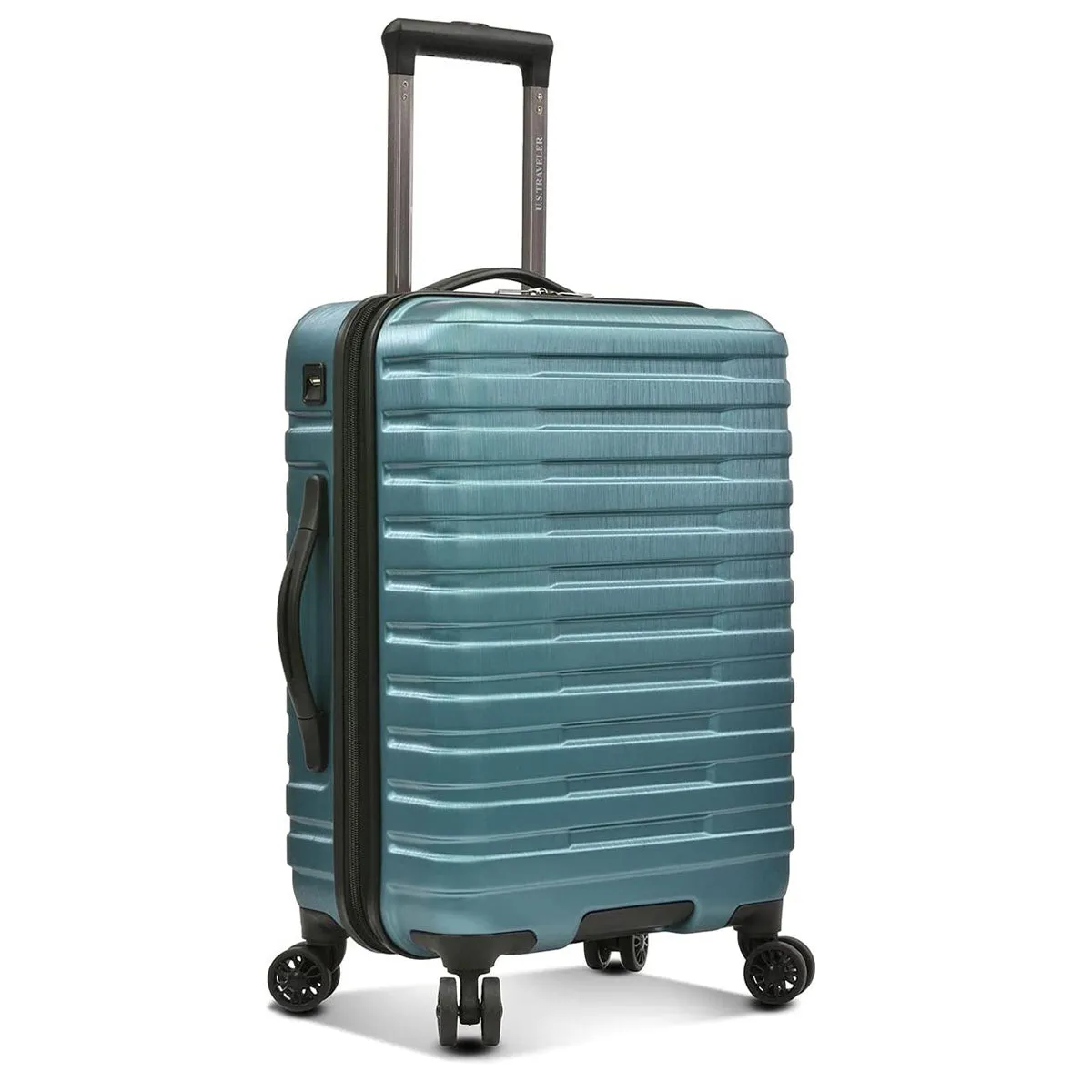 U.S. Traveler Boren Hardside Spinner Luggage With Aluminum Handle, Carry-on