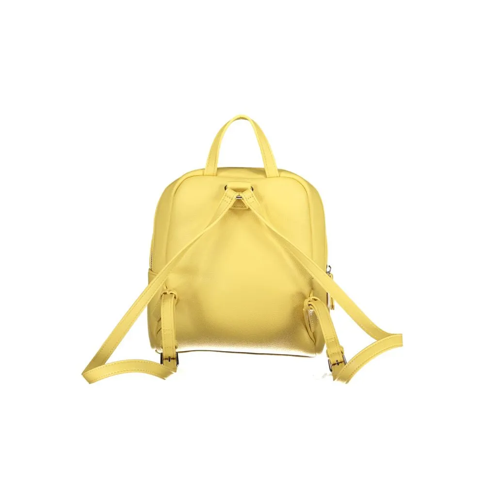 Valentino Bags Yellow Polyethylene Backpack