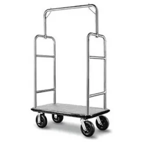 Visionchart Luggage And Garment Trolley Brushed Stainless Steel